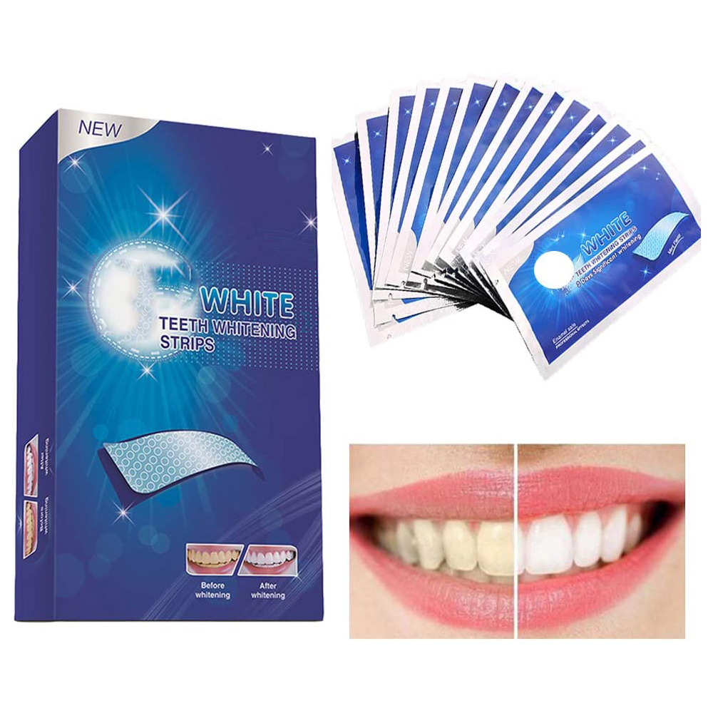 Doctor Li Teeth Whitening Strips Kit, Enamel Safe 3D Non Slip White Strips Remove Smoking Coffee Stains, Whitening Kit for Teeth Sensitive, 168 Strips (84 Pack)